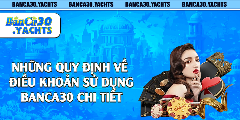 Những quy định về điều khoản sử dụng Banca30 chi tiết